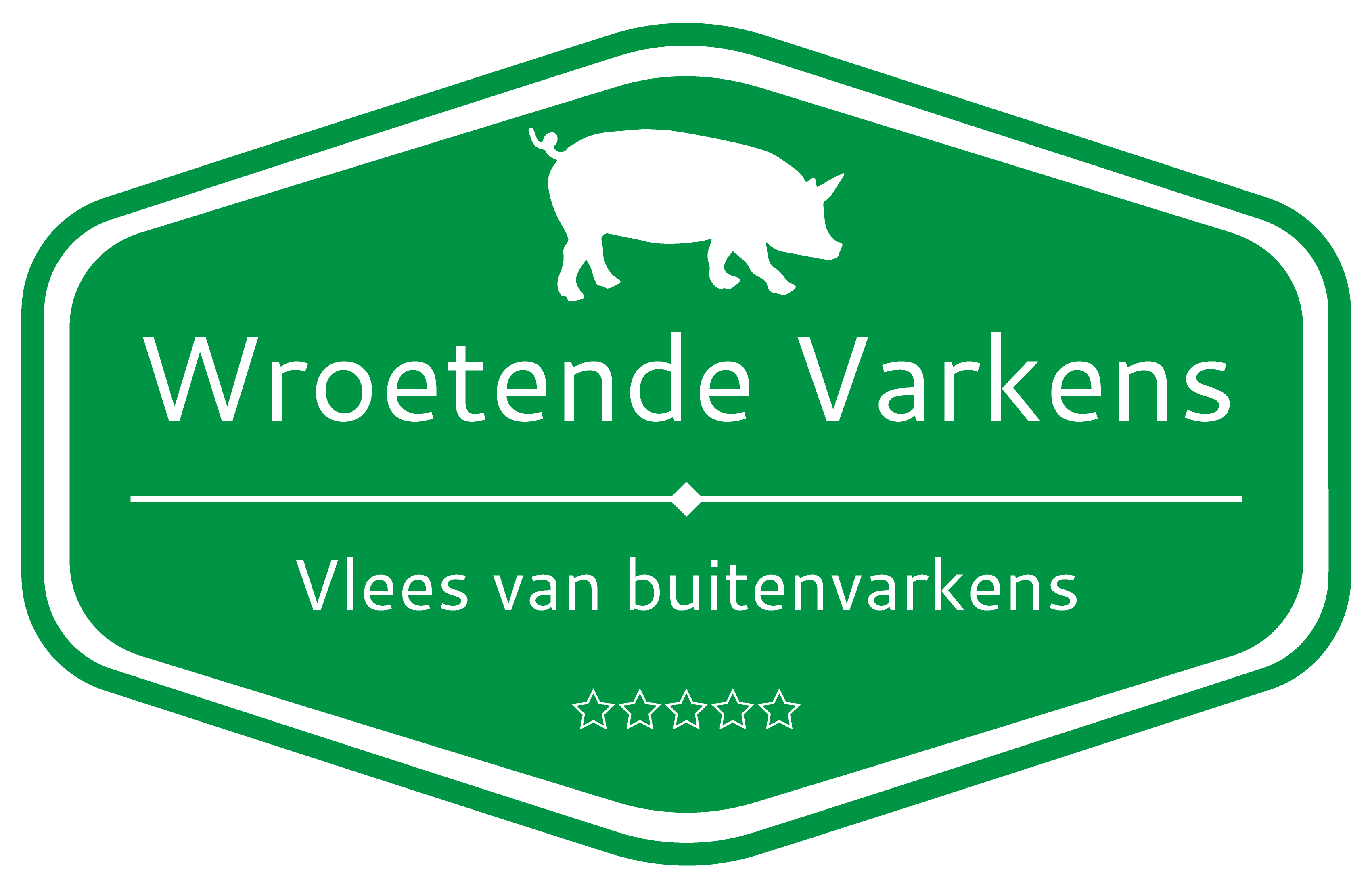 Logo Wroetende Varkens lokaal varkensvlees van buitenvarkens